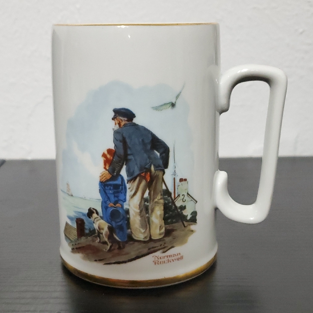 Norman Rockwell Ceramic Mug - Picture 1 of 6